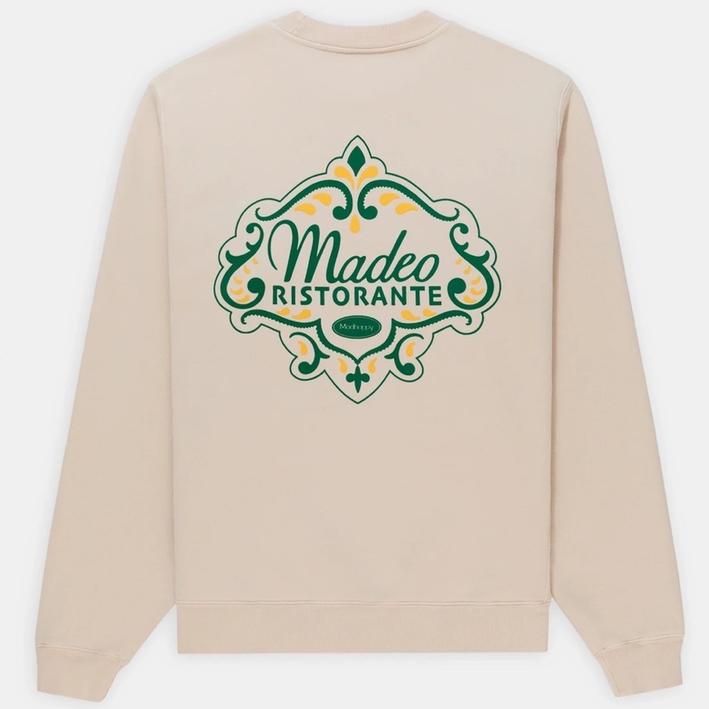 NWT MadHappy x Madeo Collab Sold Out Crew Neck Creme